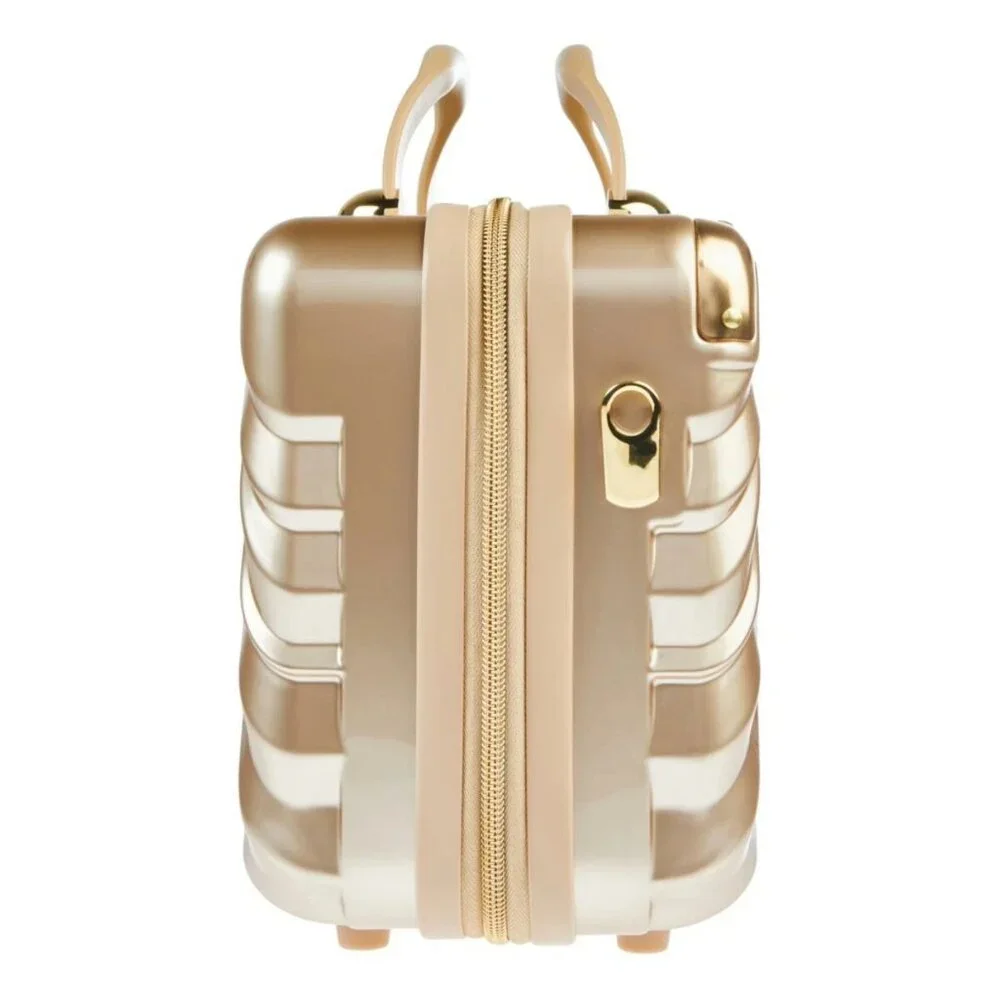 Marcy McKenna Gold Pattern Travel Case and Mini Case